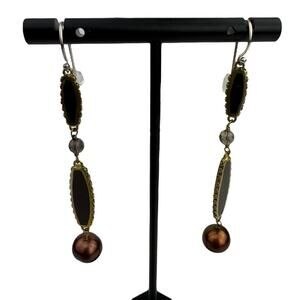 New Willow House Jewelry by Sara Blaine Alexis Dangling Pearl Drop Earrings